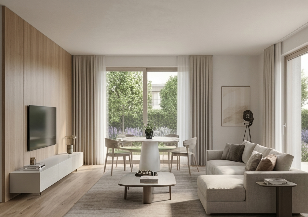 Render interno della residenza